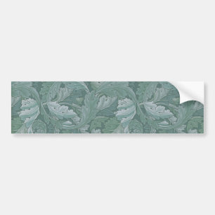 William Morris Acanthusblad Tealblauw Patroon Bumpersticker