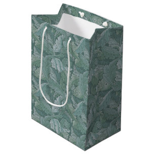 William Morris Acanthusblad Tealblauw Patroon Medium Cadeauzakje