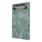 William Morris Acanthusblad Tealblauw Patroon Mini Klembord (Angled2)