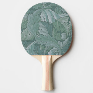 William Morris Acanthusblad Tealblauw Patroon Tafeltennisbatje