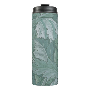 William Morris Acanthusblad Tealblauw Patroon Thermosbeker