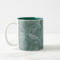 William Morris Acanthusblad Tealblauw Patroon