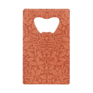 William Morris Acorn Wallpaper Natuur Design Kredietkaart Flessenopener