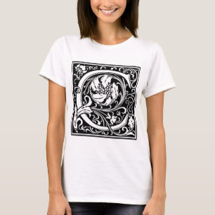 William Morris Alphabet "C" T-shirt