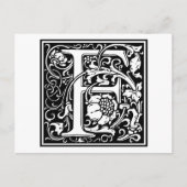 William Morris Alphabet "F" Briefkaart (Voorkant)