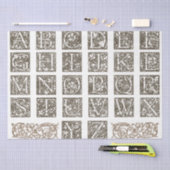 William Morris Alphabet Letters Decoupage Tissuepapier (Craft)