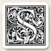 William Morris Alphabet "S" Drankjes Onderzetter (Voorkant)