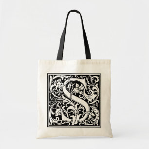 William Morris Alphabet "S" Tote Bag