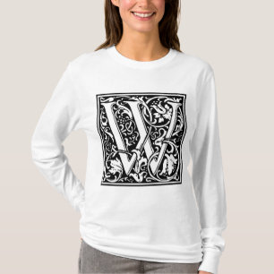 William Morris Alphabet "W" T-shirt