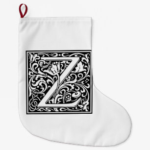 William Morris Alphabet "Z" Grote Kerstsok