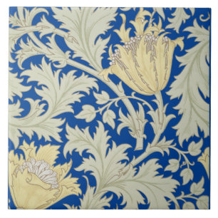 William Morris  Anemone Bloempatroon Tegeltje