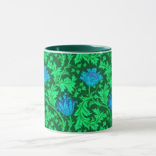 William Morris Anemone, Emerald Green en Blue Mok (Midden)