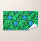 William Morris Anemone, Emerald Green & Turquoise (Serviette à main)