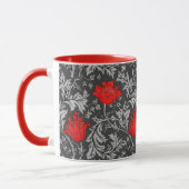 William Morris Anemone, Grey / Grey / Mug rouge (Gauche)