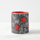 William Morris Anemone, Grey / Grey / Mug rouge (Centre)