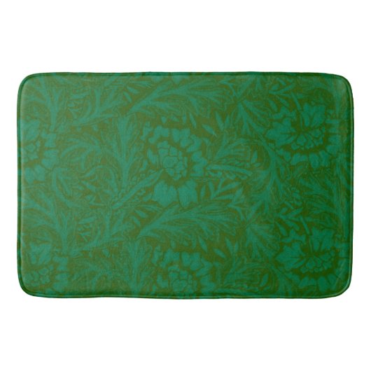 William Morris , Anemone in Emerald Green Badmat (Voorkant)