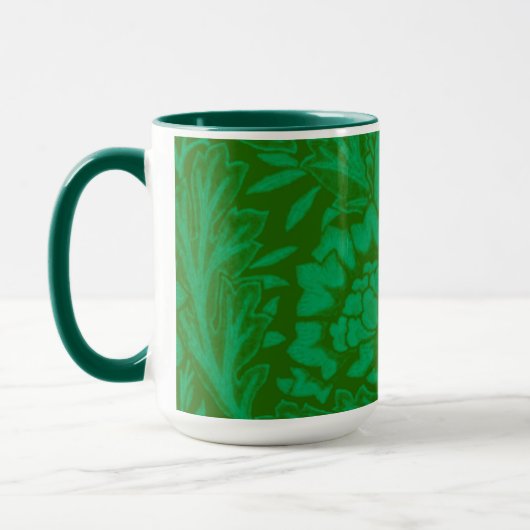 William Morris , Anemone in Emerald Green Mok (Links)