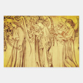 William Morris ANGELS Wrapping Paper Flat Sheet (Voorkant 2)