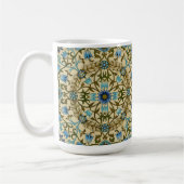William Morris - Antiek 1873 Vine & Flower Pattern Koffiemok (Links)
