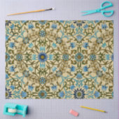 William Morris - Antiek 1873 Vine & Flower Pattern Tissuepapier (Craft)