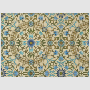 William Morris - Antiek 1873 Vine & Flower Pattern Tissuepapier