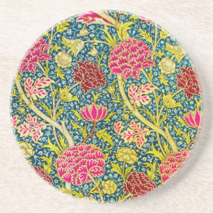 William Morris, Antiek Cray Design Ronde Onderzett Zandsteen Onderzetter