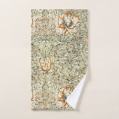 William Morris Antiek Honeysuckle Floral Classic Bad Handdoek (Handdoek)