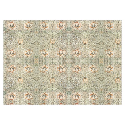 William Morris Antiek Honeysuckle Floral Classic Tafelkleed (Voorkant (Horizontaal))