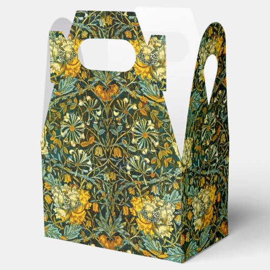 William Morris Antiek Honeysuckle Floral Pattern Bedankdoosjes (Geopend)