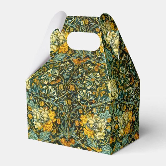 William Morris Antiek Honeysuckle Floral Pattern Bedankdoosjes (Voorkant Zijde)
