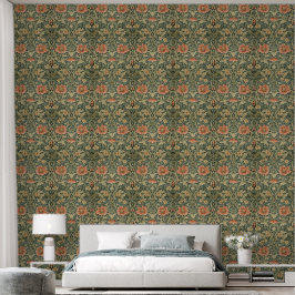 William Morris Antiek Honeysuckle Floral Pattern Behang