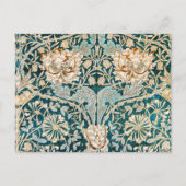 William Morris Antiek Honeysuckle Floral Pattern Briefkaart (Voorkant)