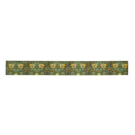 William Morris Antiek Honeysuckle Floral Pattern Lint (Voorkant)