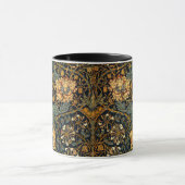William Morris Antiek Honeysuckle Floral Pattern Mok (Midden)
