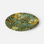 William Morris Antiek Honeysuckle Floral Pattern Papieren Bordje (Gekanteld)