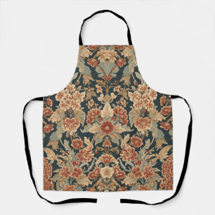 William Morris Antiek Honeysuckle Floral Pattern Schort