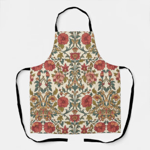 William Morris Antieke roze rozen Bloemmotief Schort