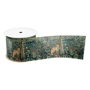 William Morris antieke vos bos tapijt kunst Lint
