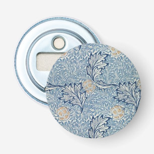 William Morris Apple Flower Floral Design Button Flesopener