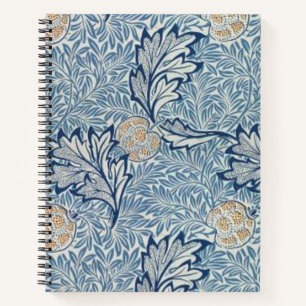 William Morris Apple Flower Floral Design Notitieboek
