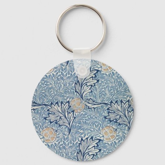 William Morris Apple Flower Floral Design Sleutelhanger (Voorkant)