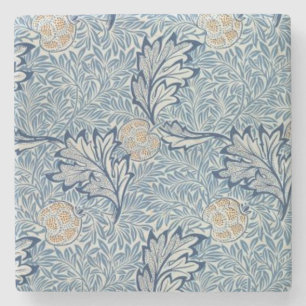William Morris Apple Flower Floral Design Stenen Onderzetter