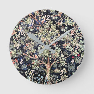 William Morris Arbre de vie Horloge murale acryliq