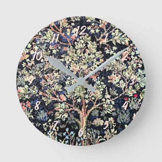 William Morris Arbre de vie Horloge murale acryliq (Recto)