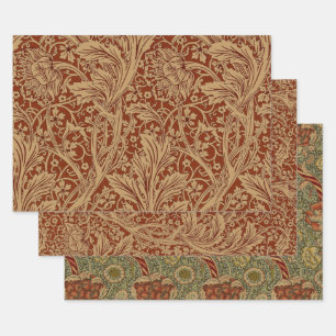 William Morris Arcadia Bloem Tuin Bloem Klassiek Inpakpapier Vel