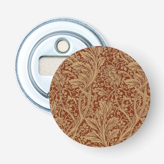 William Morris Arcadia Bloementuin Bloem Classi Button Flesopener (Voorkant)