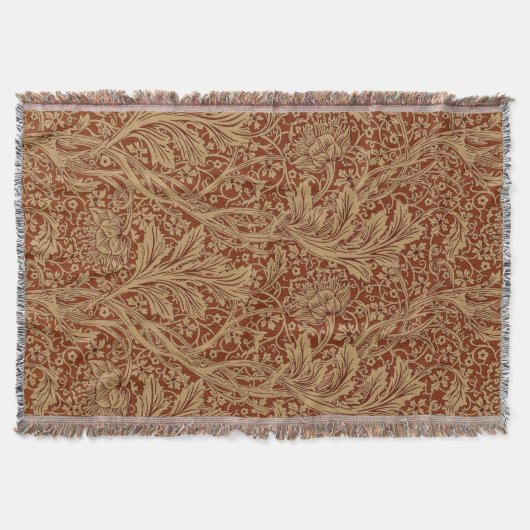 William Morris Arcadia Bloementuin Bloem Classi Deken (Voorkant)