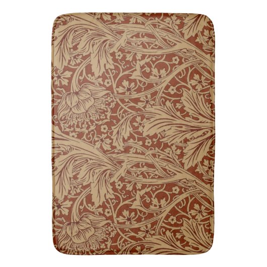 William Morris Arcadia bloementuin klassieker Badmat (Voorkant Verticaal)