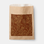 William Morris Arcadia bloementuin klassieker Bedankzakje (Voorkant)