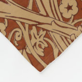 William Morris Arcadia bloementuin klassieker Fleece Deken (Hoek)